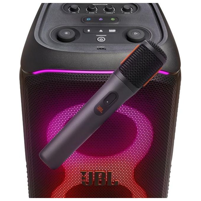 JBL JBLPBWIRELESSMIC PartyBox Set 2 Microfoni Wireless Cardioide 30 m 20 h Batteria Ricaricabile colore Nero