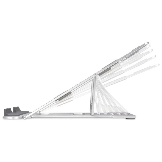 Kensington K50417WW Easy Riser Supporto per Laptop Regolabile in Alluminio 6 Livelli di Altezza e Angolazione Fino a 16'' 5 Kg colore Grigio