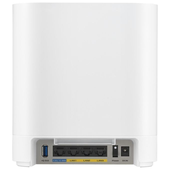 ASUS 90IG07V0-MO3A60 Expert Wifi Router Mesh Banda tripla 2.4 GHz 5 GHz 5 GHz Wi-Fi 6 802.11ax Processore 1.7 GHz RAM 1000 MB colore Bianco
