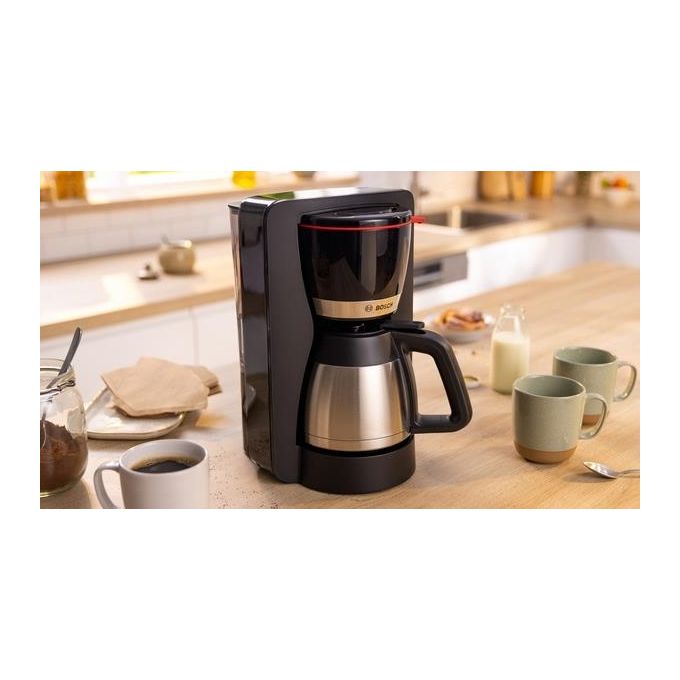Bosch TKA5M253 Macchina da caffe' Manuale 1,1 L 12 tazze 1000 W Anti-goccia Spegnimento automatico colore Nero