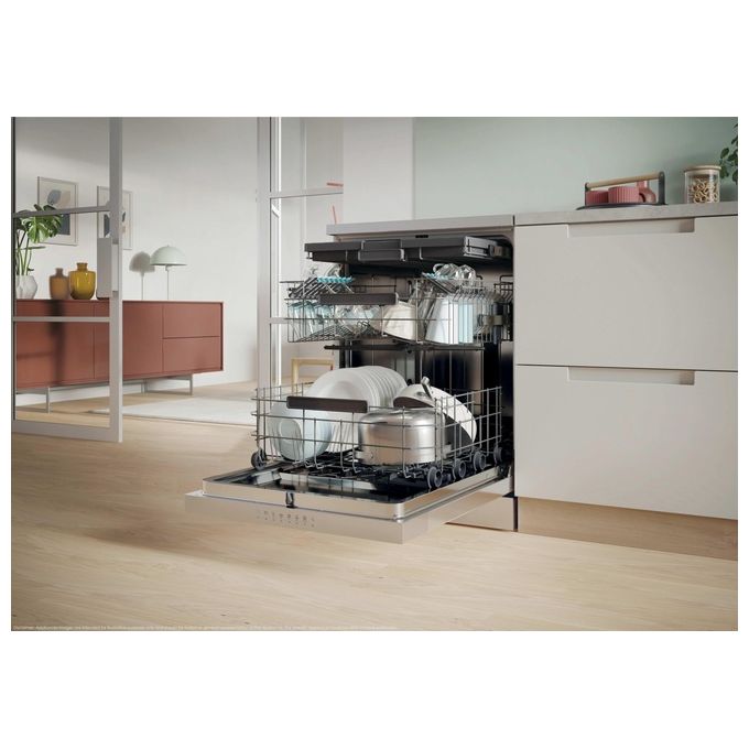 Candy 32002507 RapidÓ Lavastoviglie 16 coperti Classe C Wi-Fi BLE Smart Basket Smart Door 44 dB (85x59,7x59,8 cm) colore Inox