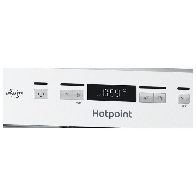 Hotpoint HSFC3T127C Lavastoviglie Slim 10 coperti Classe E 47 dB Inverter (85x45x59 cm) colore Bianco