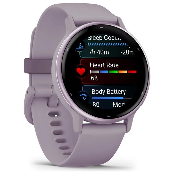 Garmin 010-02862-15 Vivoactive 5 Smartwatch AMOLED 1.2'' GPS 5 ATM Batteria 11 giorni colore Orchid