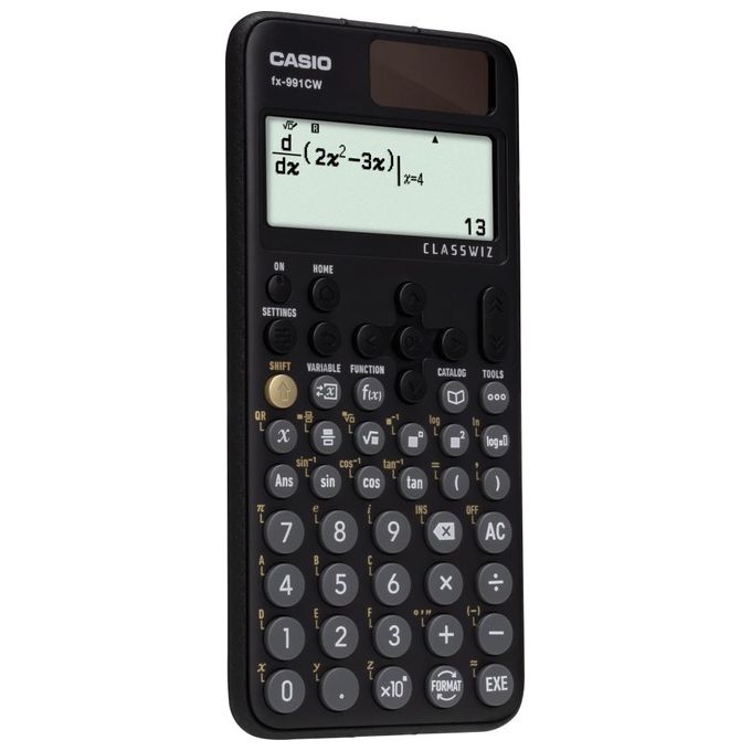 Casio, Calcolatrice Scientifica FX-991CW ClassWiz, Display LCD, Nero