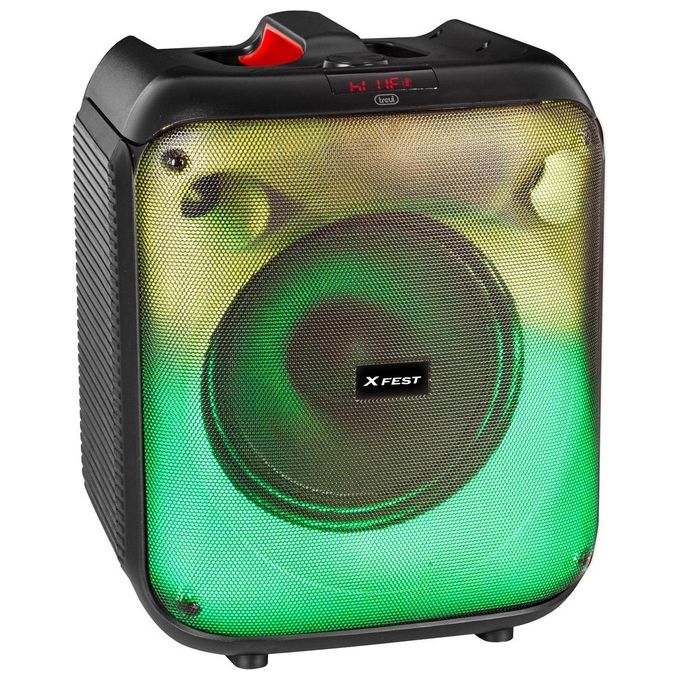 Trevi XF 470 KB XFest Altoparlante Portatile 60 W Bluetooth TWS Microfono Incluso LED Multicolore colore Nero