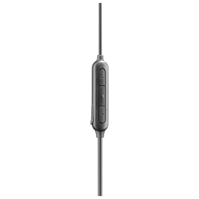 Cellularline BTGEMK GEM Auricolare Stereo Bluetooth In-ear con Microfono e Remote Control 6h colore Nero