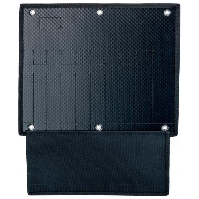KNIPEX 00 21 19 LB Pannello portautensili per KNIPEX L-BOXX in poliestere resistente con 17 tasche e 17 asole elastiche colore Nero