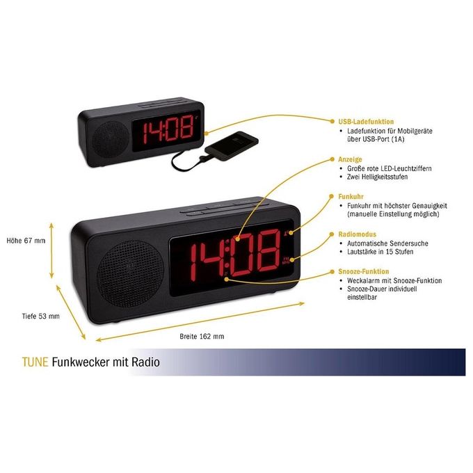 Tfa-Dostmann Tune Radiosveglia