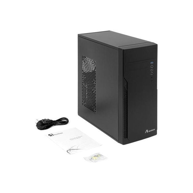 ADJ 200-00048 Case Mid-Tower con Alimentatore 500 W 3 USB 2.0 1 USB 3.0 colore Nero