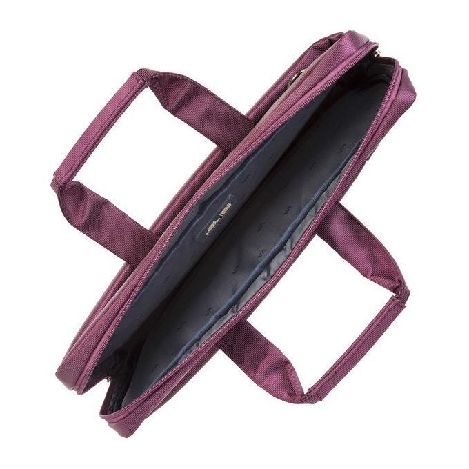 Rivacase Borsa per Notebook 15,6'' Tasca Esterna Tracolla Antiscivolo Viola