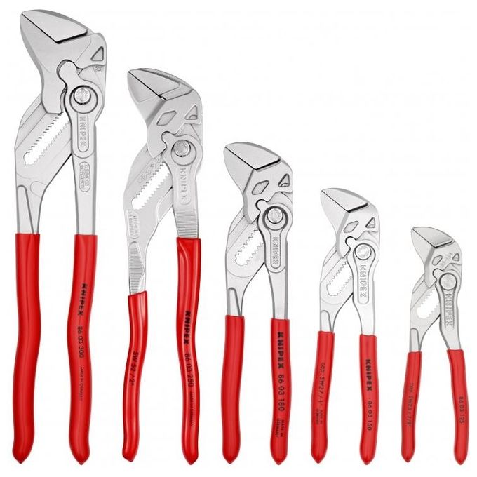 KNIPEX Set 5 pinze chiave con borsa avvolgibile KULT