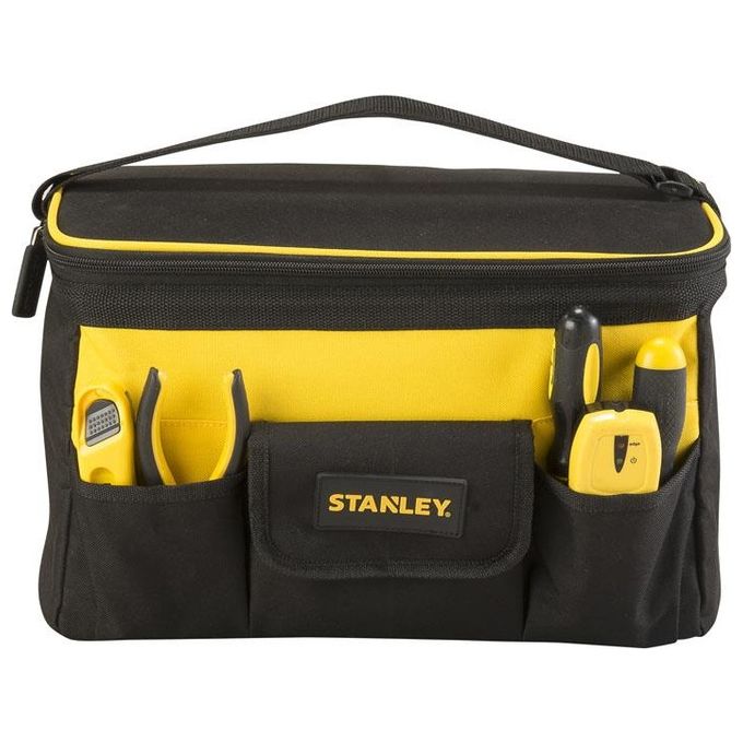 Stanley STST1-73615 Bauletto Porta Attrezzi Multiuso 14'' Poliestere 600x600 Den 14L 15Kg Tracolla Integrata Multi Tasche