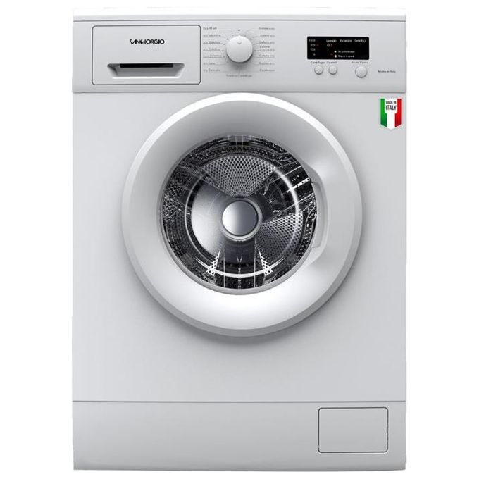 San Giorgio SG710 Lavatrice Carica frontale Classe energetica D Capacita' di carico 7Kg Centrifuga 1200 giri Indicatore anomalia Controllo surriscaldamento