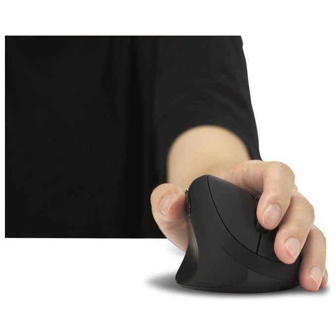 Kensington K79810WW Pro Fit Mouse Wireless Ergonomico per Mancini 6 Pulsanti 3 Impostazioni DPI 800 1200 1600 colore Nero