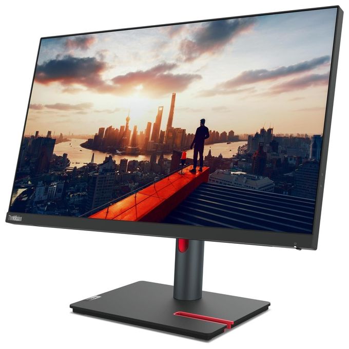 Lenovo 63B3GAT6EU ThinkVision P24h-30 Monitor PC 23.8'' Quad HD IPS LED 2560x1440 USB-C 100W Hub USB colore Nero