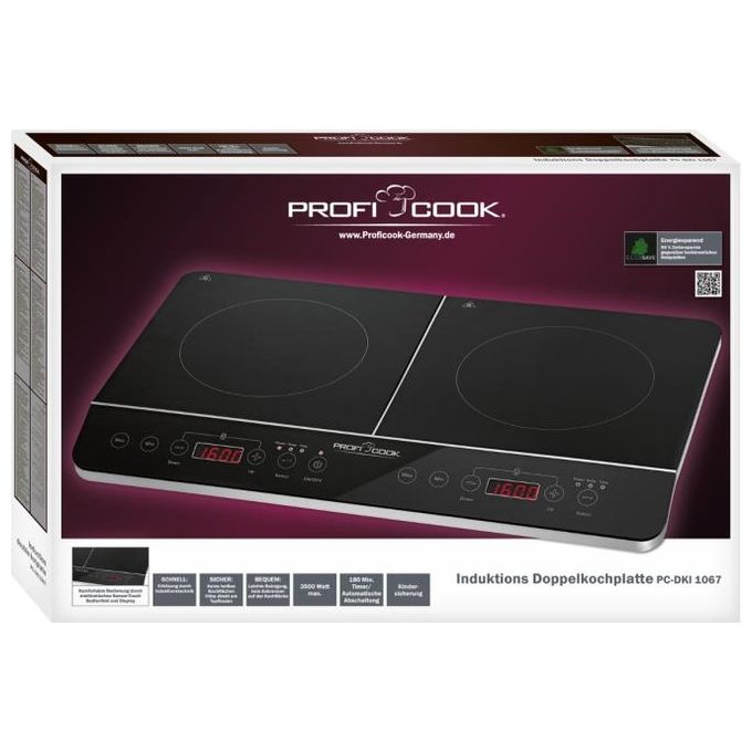 Piastra Induzione Doppia 3500W