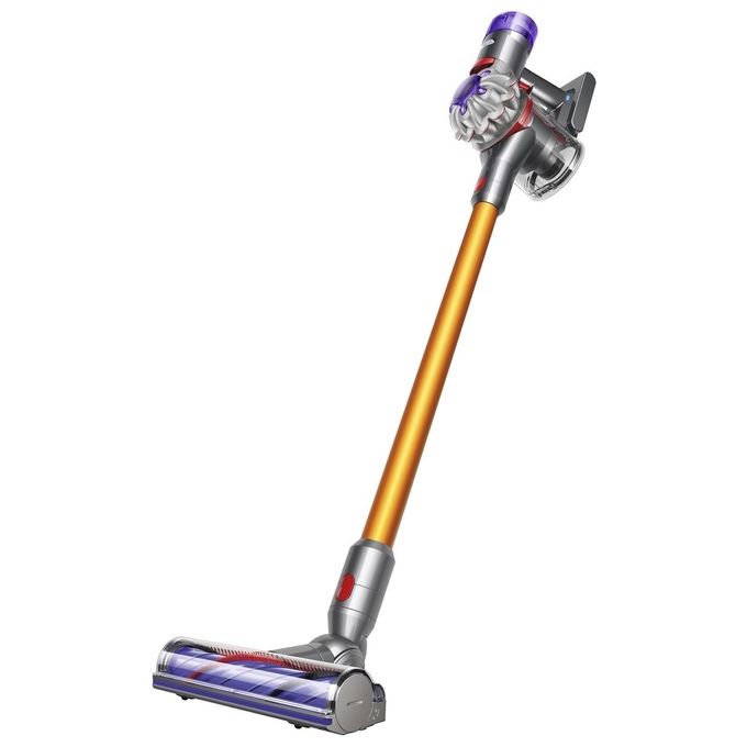 Dyson SV25 V8 Absolute Aspirapolvere Senza Filo Ciclonica 0.54 L 115 AW autonomia 40 min 75 dB colore Argento e Giallo