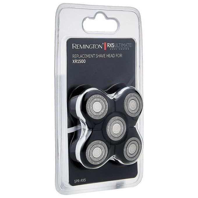 Remington SPR-RX5 Testina di Ricambio per Rasoio Serie Ultimate compatibile XR1500 colore Nero Argento