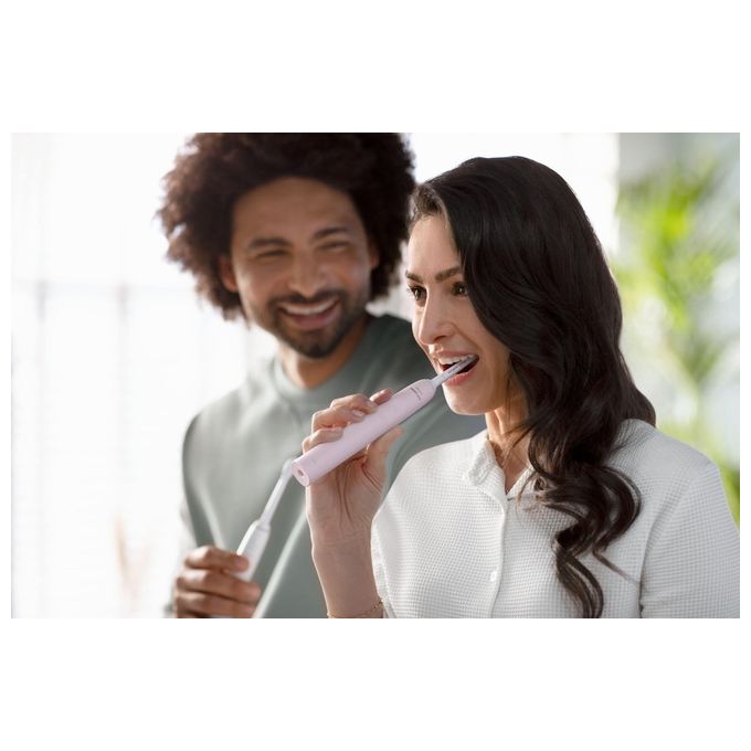 Philips HX3651-11 Sonicare 2100 Spazzolino Elettrico Sonico 1 modalita' SmartTimer autonomia 14 giorni colore Rosa