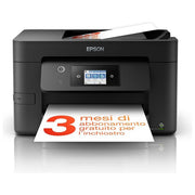 Epson WF-3825DWF WorkForce Pro Stampante Multifunzione Inkjet A4 21 ppm WiFi Direct ADF Touchscreen 6.8 cm colore Nero
