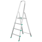 Colombo Scala LIBELLULA 4 gradini in alluminio con gradini antiscivolo piedini antiscivolo portata max 150kg EN131 Made in Italy