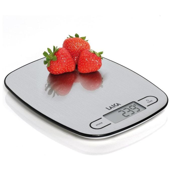 Laica Bilancia Elettronica da Cucina 5Kg in Acciaio