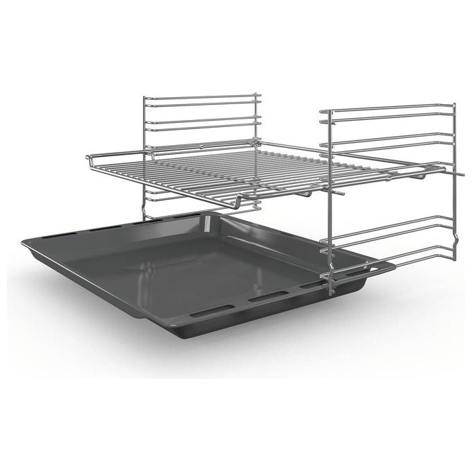 Bosch HBF133BR0 Serie 2 Forno da incasso Elettrico 66 L Classe A 5 funzioni EcoClean colore Nero Acciaio Inox