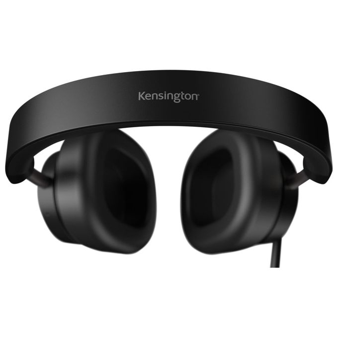 Kensington K83452WW Cuffie over-ear Bluetooth H3000 Cancellazione Rumore Attiva con AI Durata Batteria 60 h Connessione Bluetooth 5.2 colore Nero