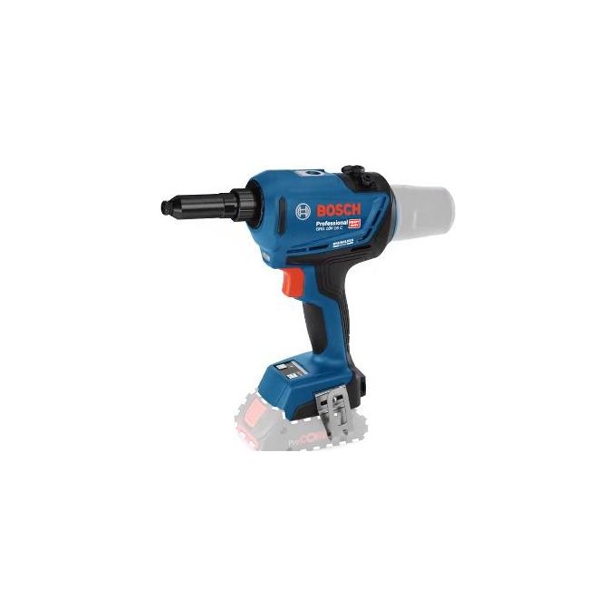Bosch 0 601 9K5 001 GRG 18V-16 C Rivettatrice Elettrica a Batteria 18 V 4 Ah 16000 N Motore Brushless Bluetooth Integrato colore Nero Verde