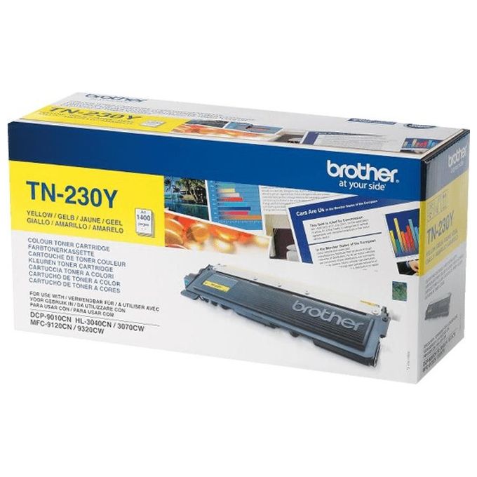 Brother Toner giallo TN-230Y da 1.400 pagine per Serie 230 (DCP 9010CN MFC 9120CN MFC 9320CW HL-3040 CN HL-3070 CW)