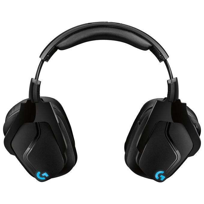 Logitech G935 Cuffie con Microfono per Gaming Audio Surround 7.1 Wireless Driver Pro-G 50mm Lyghtsync RGB Nero