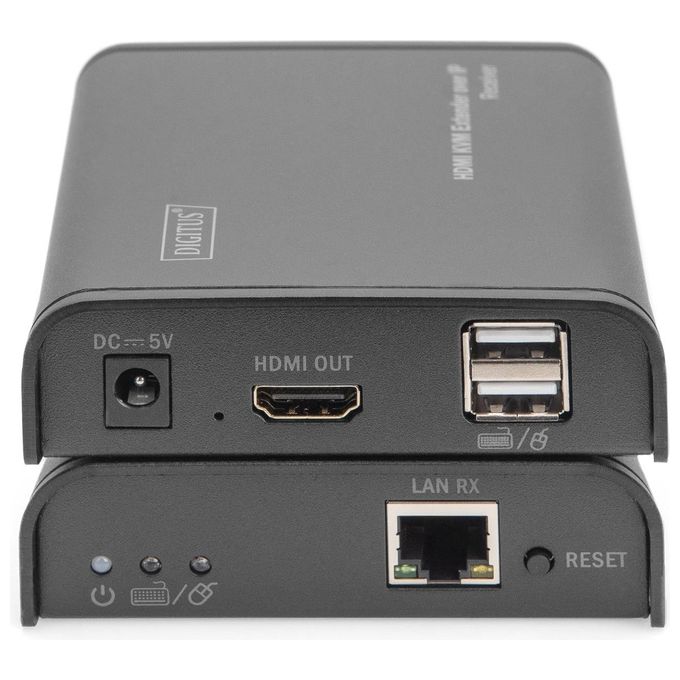 Digitus Estensore Kvm Usb-Hdmi su Cavo Rete-Ip