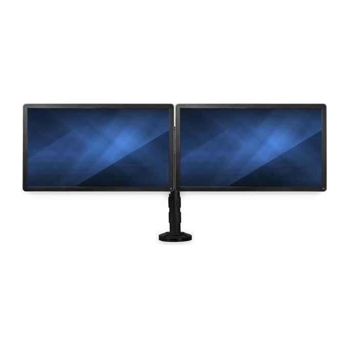 Startech Braccio per Doppio Monitor da Scrivania fino a 27'' Barra Trasversale Supporto con Morsetto