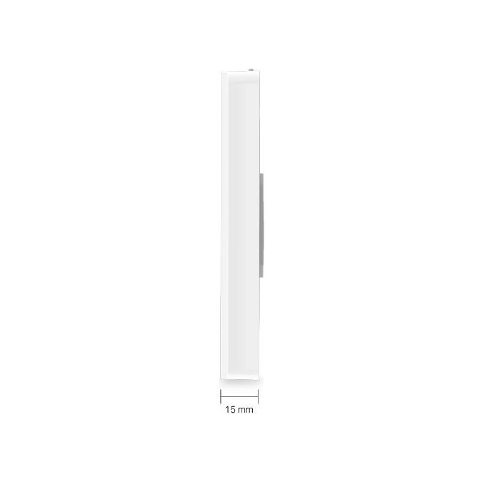 TP-Link EAP615-WALL Omada Access Point Wi-Fi 6 AX1800 Dual Band 1774 Mbit-s PoE 4 Porte Gigabit colore Bianco