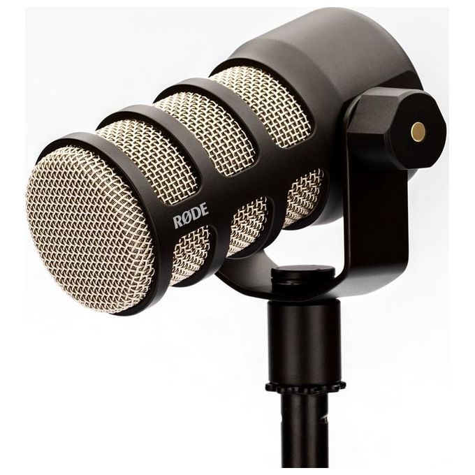 RØDE PODMIC PodMic Microfono Dinamico Cardioide XLR per Podcast e Streaming colore Nero