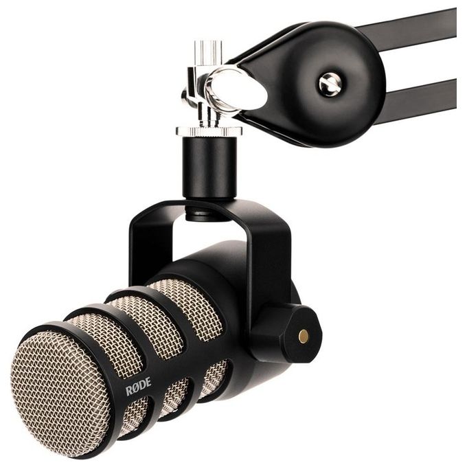 RØDE PODMIC PodMic Microfono Dinamico Cardioide XLR per Podcast e Streaming colore Nero