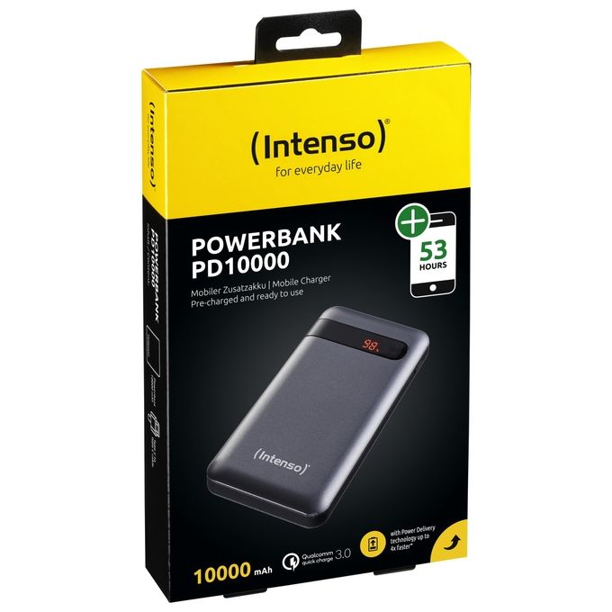 Intenso Powerbank PD10000 Power Delivery 10000mAh Nero