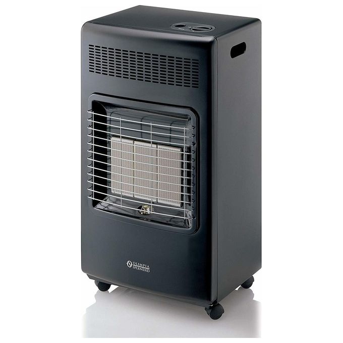 Splendid Stovy Infra Turbo Thermo Stufa a Gas  Infrarossi 4200W con Ventilatore Nero