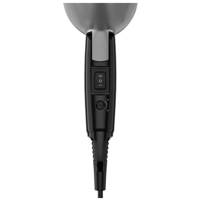 Grundig HD 2200 Asciugacapelli 1200W Nero-Argento