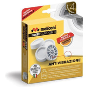Meliconi 4 Supporti Antivibrazione per Lavatrici-Asciugatrici in Gomma
