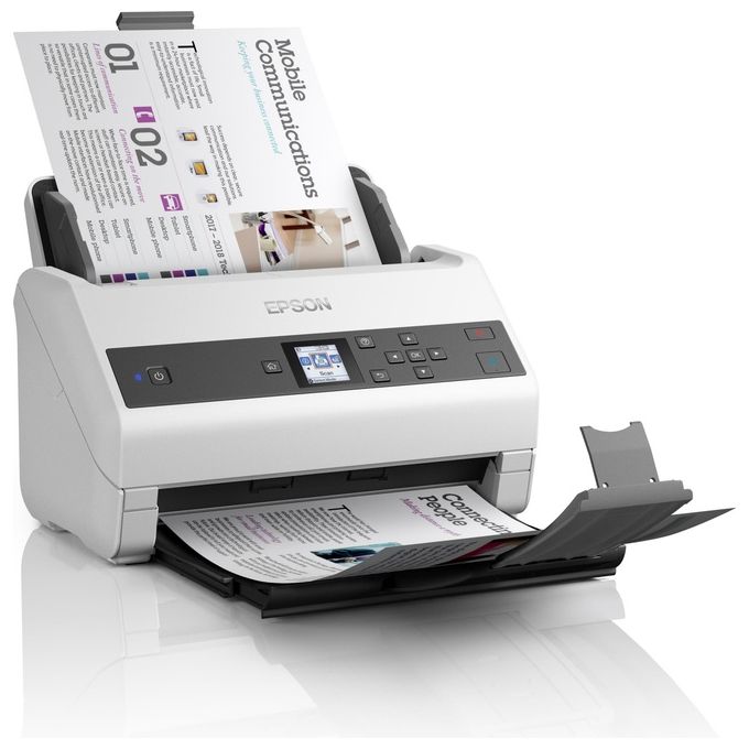 Epson B11B251401 WorkForce DS-970 Scanner Documenti A4 ADF 100 fogli 85 ppm 600x600 DPI USB 3.2 Ethernet colore Grigio
