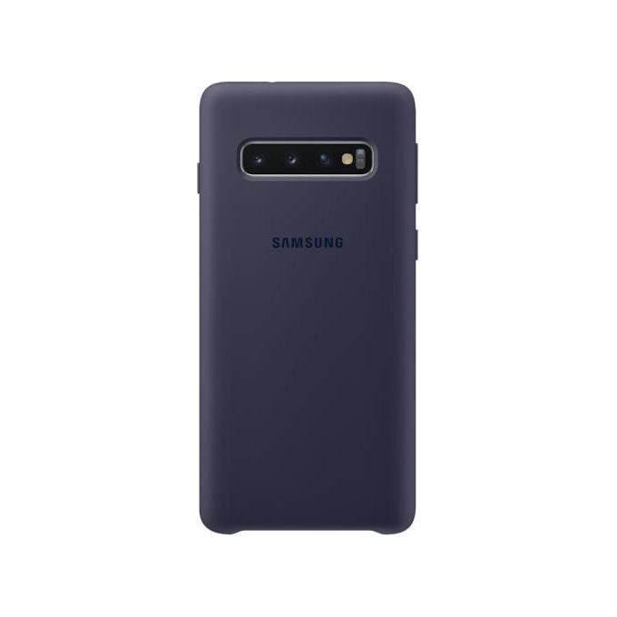 Samsung EF-PG973 Cover in Silicone per Galaxy S10 Blu Marino