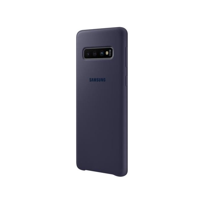 Samsung EF-PG973 Cover in Silicone per Galaxy S10 Blu Marino