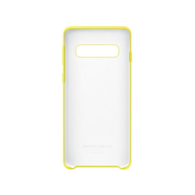 Samsung EF-PG973 Cover in Silicone per Galaxy S10 Giallo