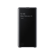 Samsung EF-ZG975 Clear View Cover per Galaxy S10+ Nero