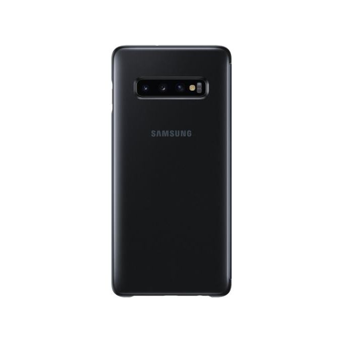 Samsung EF-ZG975 Clear View Cover per Galaxy S10+ Nero