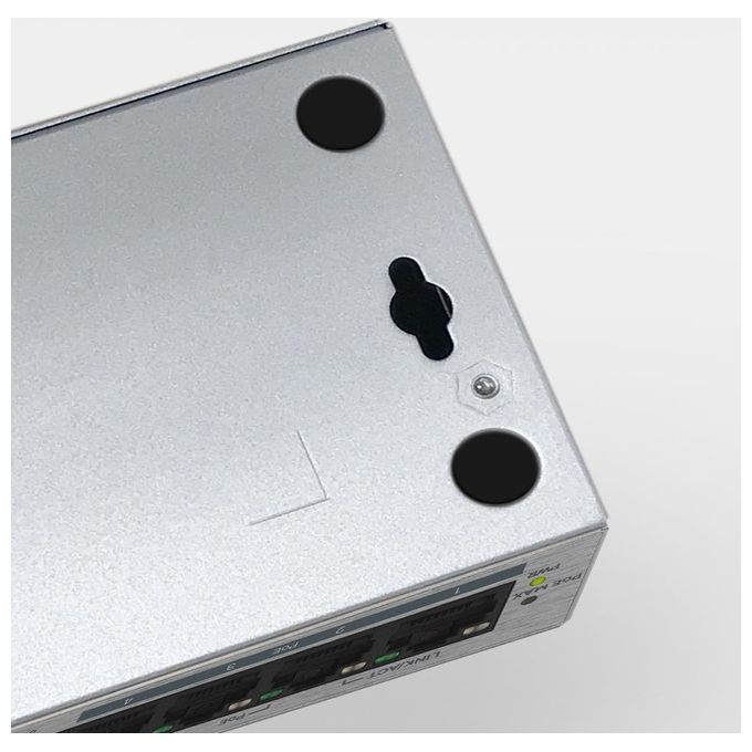 Zyxel GS1005HP Switch No gestito Gigabit Ethernet 10-100-1000 Argento Supporto Power over Ethernet