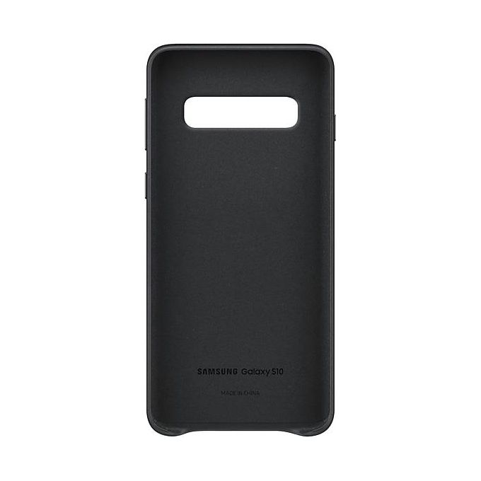Samsung Leather Cover per Galaxy S10 Nero