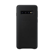 Samsung Leather Cover per Galaxy S10 Nero