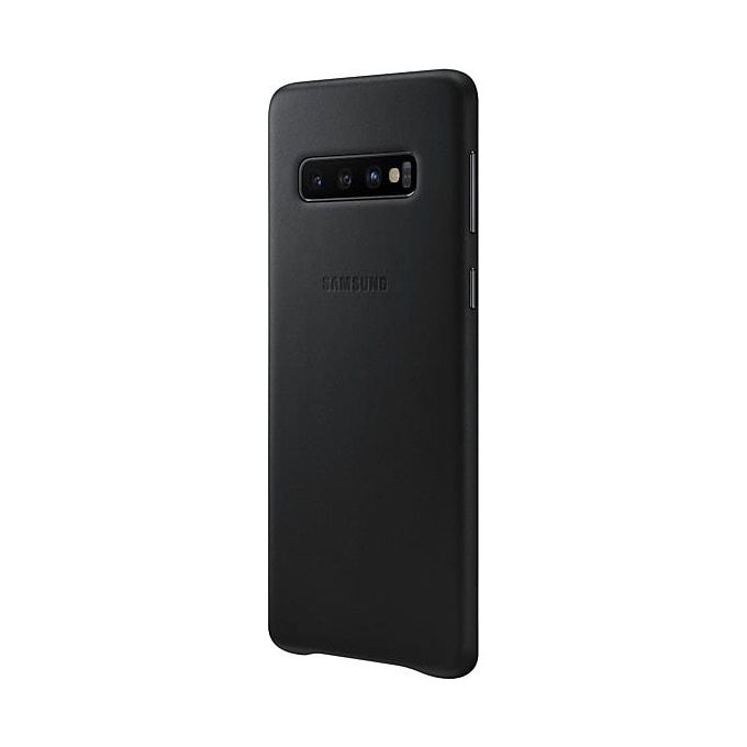 Samsung Leather Cover per Galaxy S10 Nero